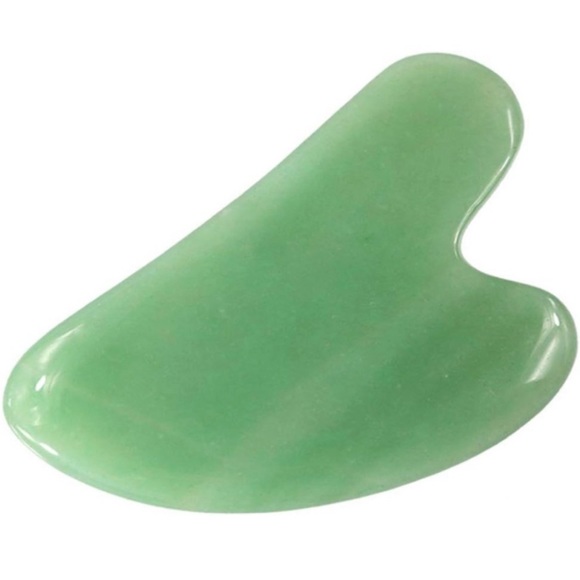 Rena Chris Green Jade Gua Sha Facial Tool, NEW - Picture 6 of 9